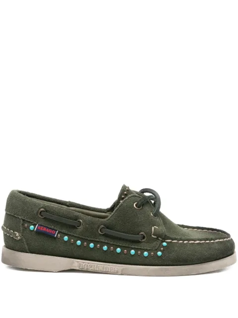 Sebago suede loafers Green 75112XW