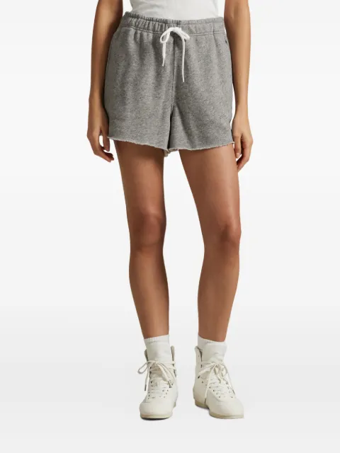 Polo Ralph Lauren frayed-hem track shorts Grey 211965103005