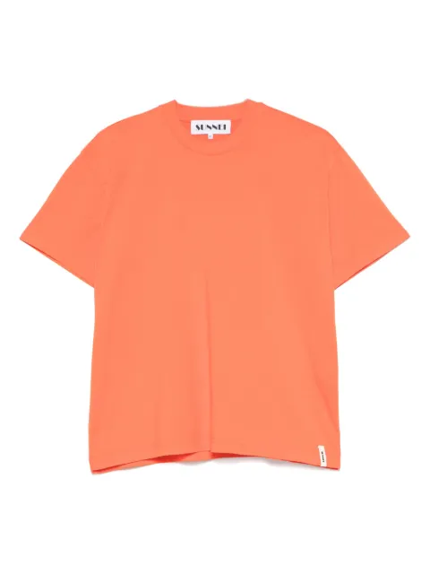 Sunnei organic cotton T-shirt Orange RTWXJER023JER012