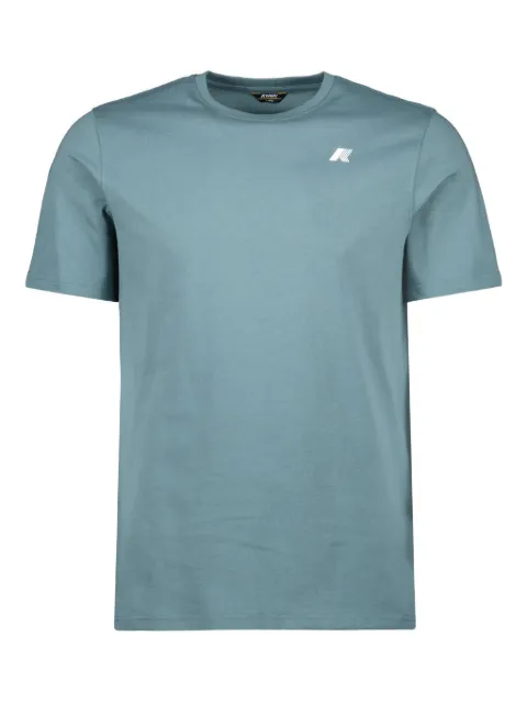 K-Way Odom Ascii Code logo-print T-shirt Blue K3138LW