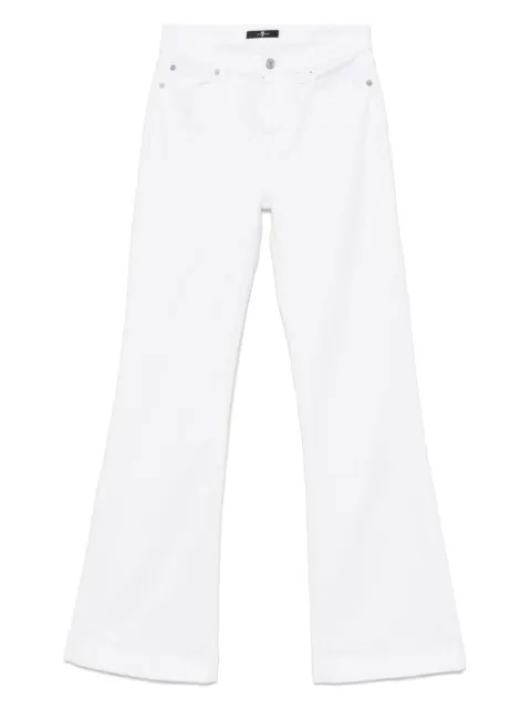 7 For All Mankind straight-leg trousers White 7U470399SMW