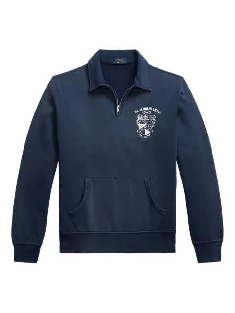 Polo Ralph Lauren graphic-print fleece sweatshirt Blue 710971834001
