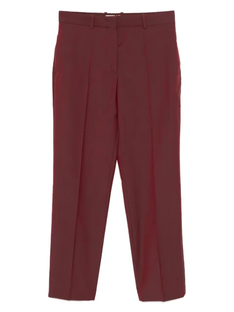 Jil Sander tapered trousers Red J03KA0303J40220396