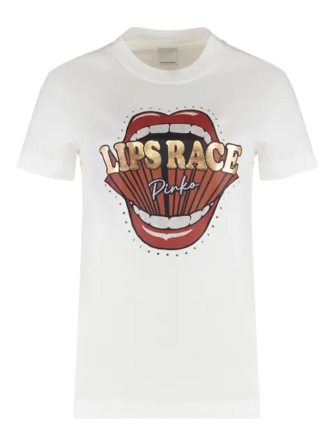 PINKO graphic-print T-shirt White 105050A2D8
