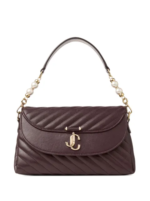 Jimmy Choo Curve quilted shoulder bag Brown AVNCURVETOPHANDLEQOJ