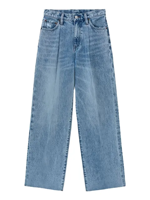 Hey Joanie logo-patch jeans Blue HJ133