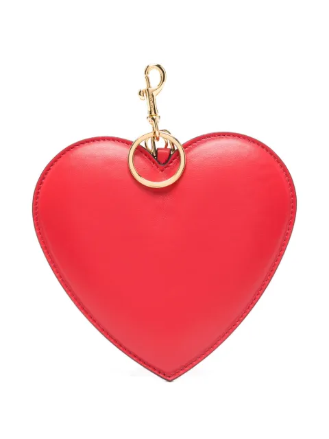 Moschino heart sheepskin keyring Red MC5400PP1NOA