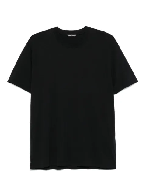 TOM FORD crew-neck short-sleeve T-shirt Black JCS004JMT012