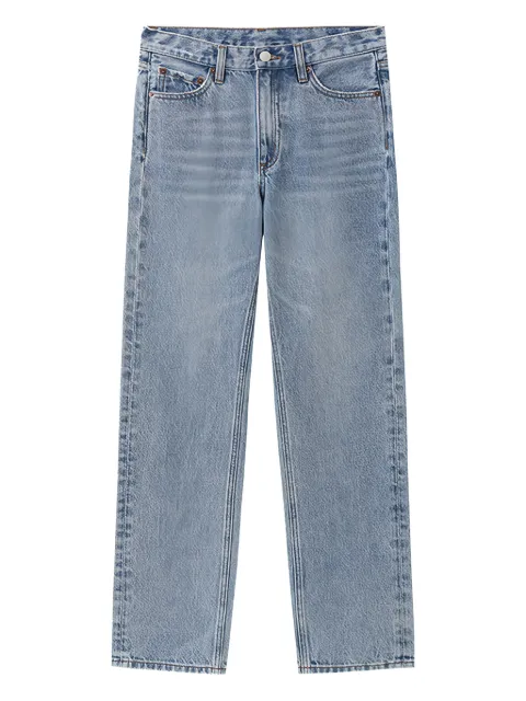 Hey Joanie logo-patch jeans Blue HJ179
