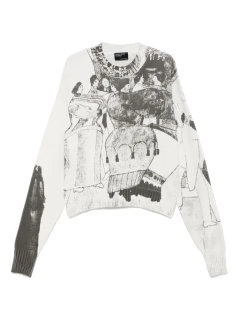 Enfants Riches Déprimés crew-neck sweater White 080242