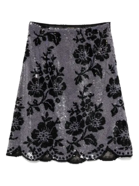 Ashish sequin mesh skirt Black S002