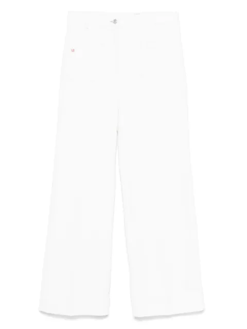 Victoria Beckham logo-tag jeans White 1325DJE005218TR