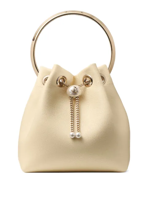 Jimmy Choo Bon Bon bucket bag Neutrals BONBONTYT