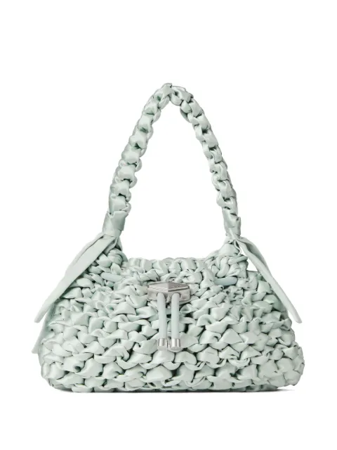 Jimmy Choo small Cinch leather shoulder bag Green CINCHSMALLWYW