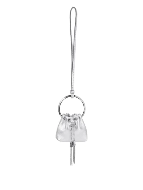 Jimmy Choo Bon Bon keyring charm Silver BONBONCHARMMINIFSJ