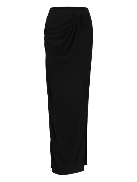 OUDE WAAG draped maxi skirt Black OWSK11C1BL900