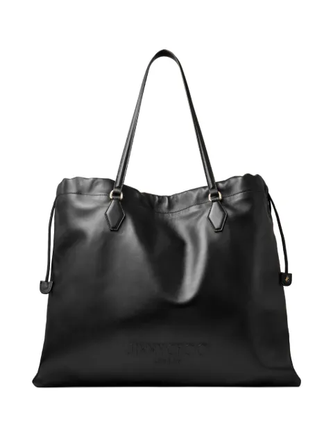 Jimmy Choo large drawstring tote bag Black DRAWSTRINGTOTELZKP