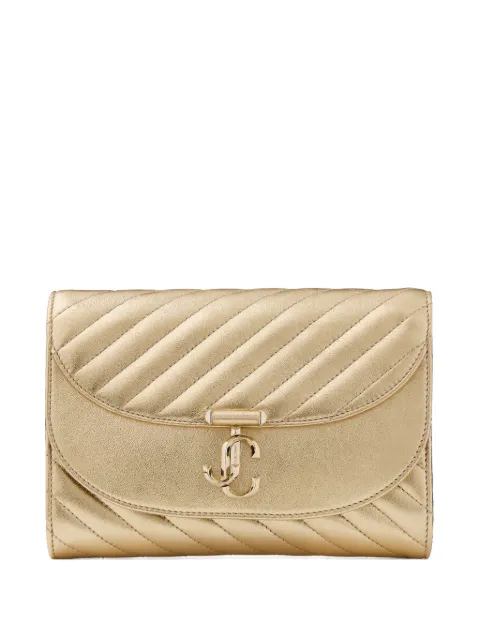 Jimmy Choo Curve clutch bag Gold AVNCURVECLUTCHRBA