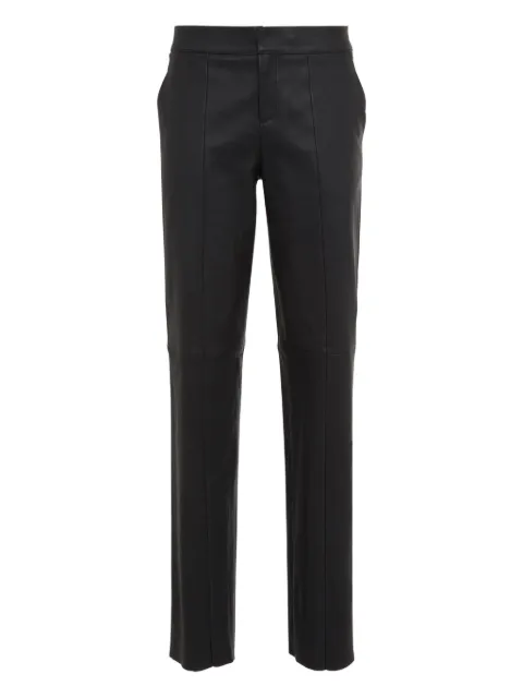 Stouls seams-detail trousers Black MASSIMOPLONGENOIR