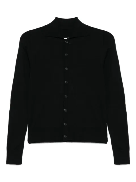 MM6 Maison Margiela knitted cardigan Black S52HP0029M13133