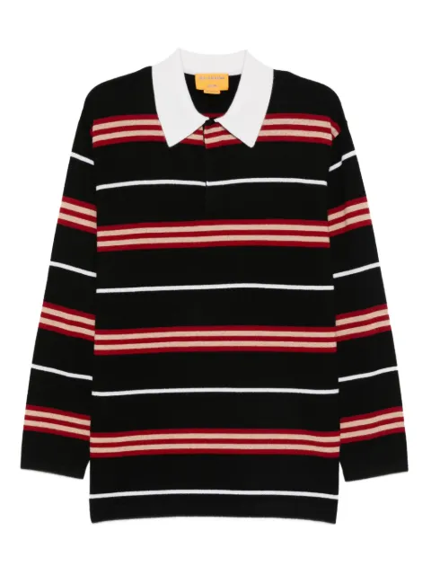 Guest In Residence striped cashmere jumper Black U32010JM