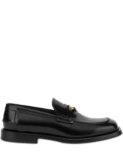 Moschino leather loafers Black MA10423M1NMJ0