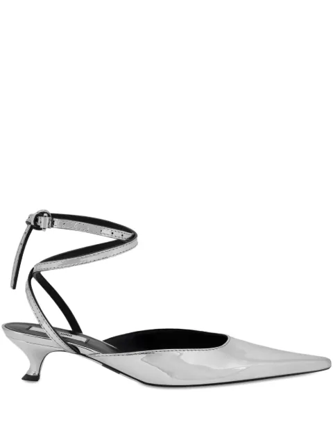 Moschino metallic pumps Grey MA10084C1NMC5