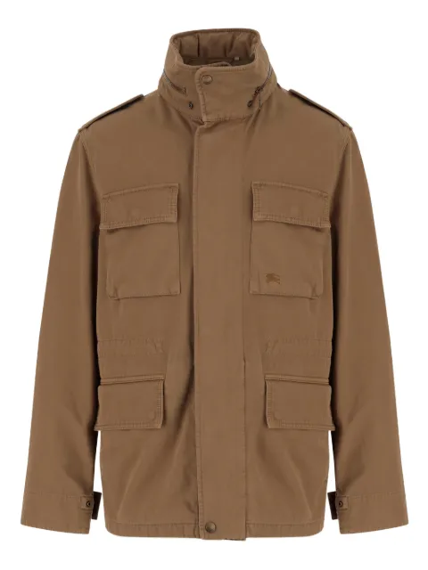 Burberry Equestrian Knight-embroidered jacket Brown 8106036