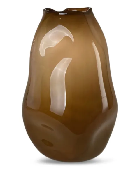Alexa Lixfeld Meteorite sculpted glass vase (31cm) Brown 122460