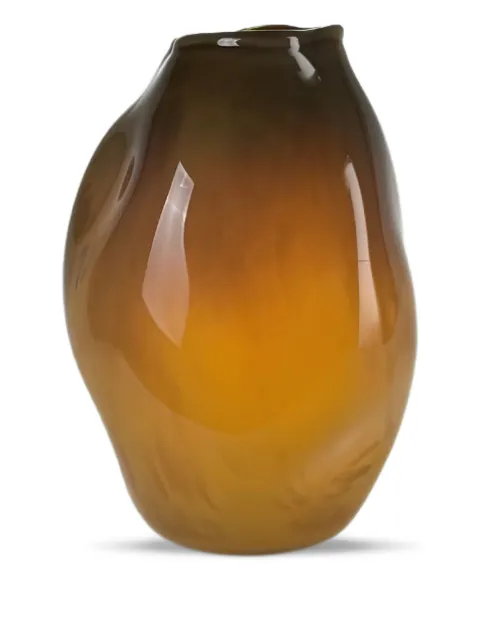 Alexa Lixfeld Meteorite curved glass vase (39cm) Brown 122496