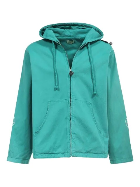 Isabella 1985 cotton hooded jacket Green IS59VAR205