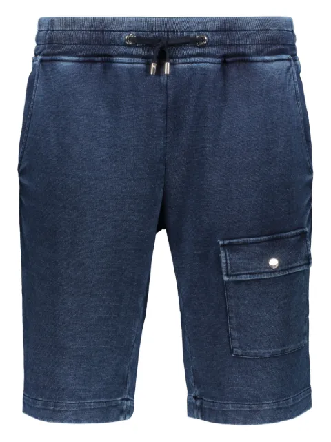 Moorer cotton bermuda shorts Blue GOGRICTFS