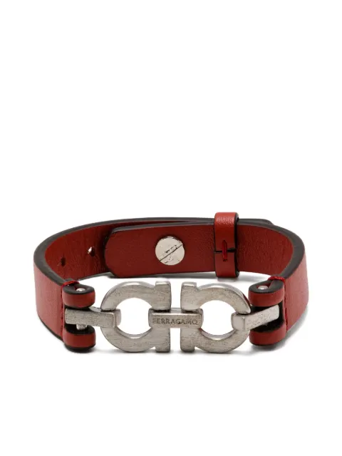 Ferragamo double-Gancini bracelet Red 785729