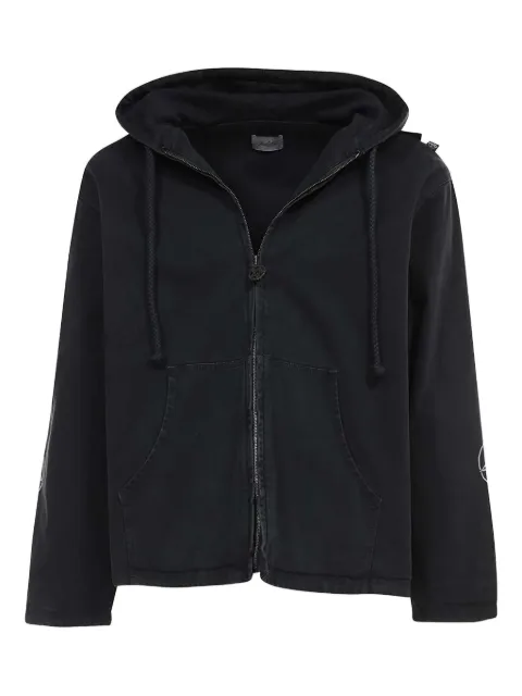 Isabella 1985 zip-up hoodie Black IS59VAR207