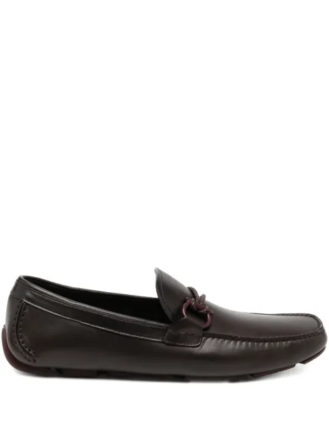 Ferragamo Gancini leather loafers Brown 786875