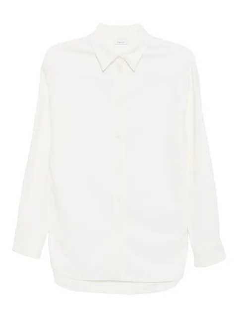 Ferragamo long-sleeve button-up shirt Neutrals 786856