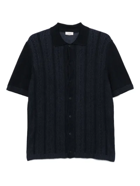 Agnona silk-blend shirt Blue KD09U256E1210