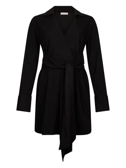 LIU JO v-neck dress Black UF5273J4844