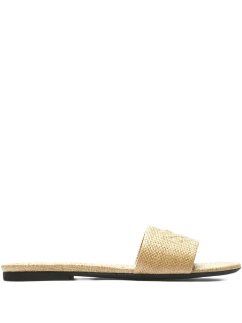 Nº21 logo-embossed sandals Neutrals 25EGPFT004RF1