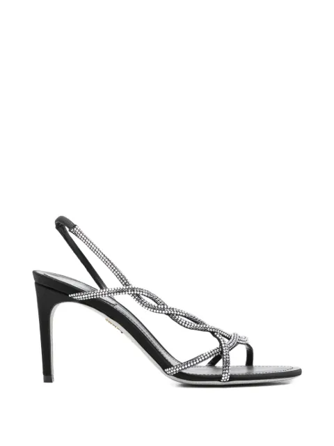 René Caovilla open-toe strap sandals Black C12472080R001V065