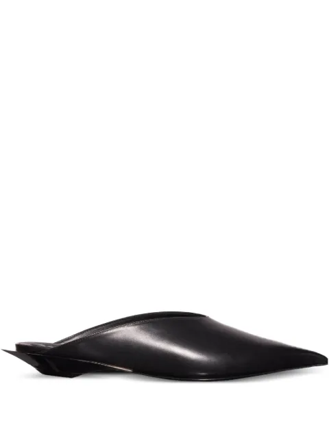 Mugler Fang pointed-toe mules Black MUWSS25SC029