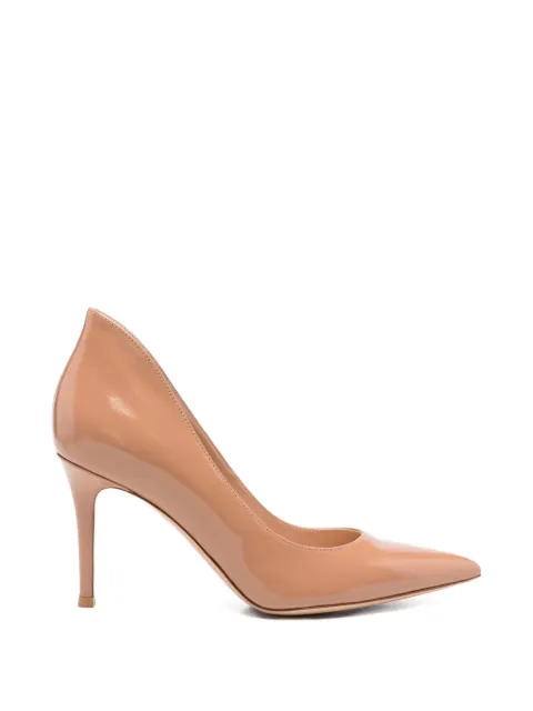 Gianvito Rossi Gianvito pointed-toe pumps Brown G2094185RICNUI