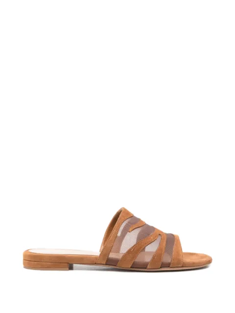 Gianvito Rossi slip-on flat sandals Brown G1002805RICXAR