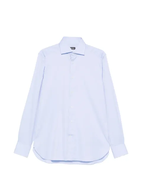 Zegna button-fastening shirt Blue 904121A99MS0BA