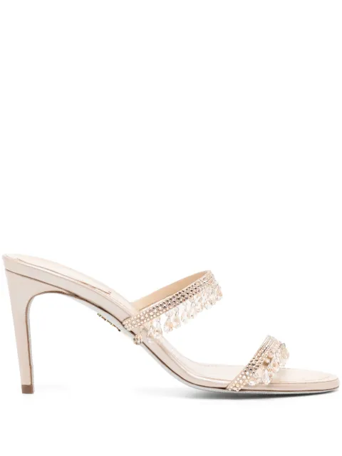 René Caovilla 90mm chandelier sandals Neutrals C12586080RN01V104
