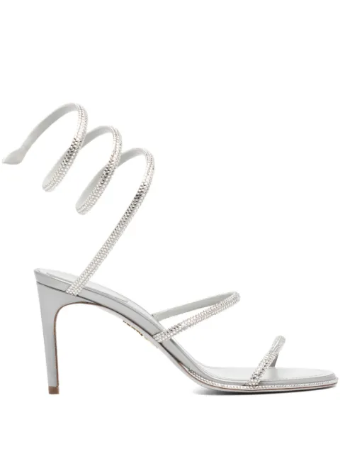 René Caovilla 100mm Cleo sandals Silver C12538080R001V232