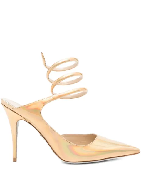 René Caovilla Cleo pumps Yellow C12555