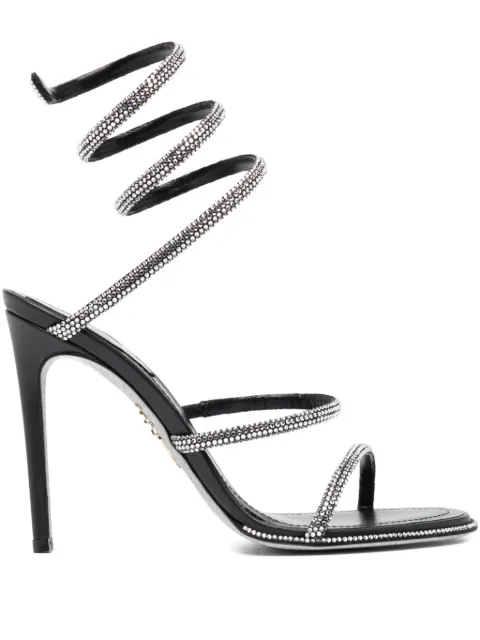 René Caovilla Cleo rhinestone-embellished sandals Black C12538105RN001V065