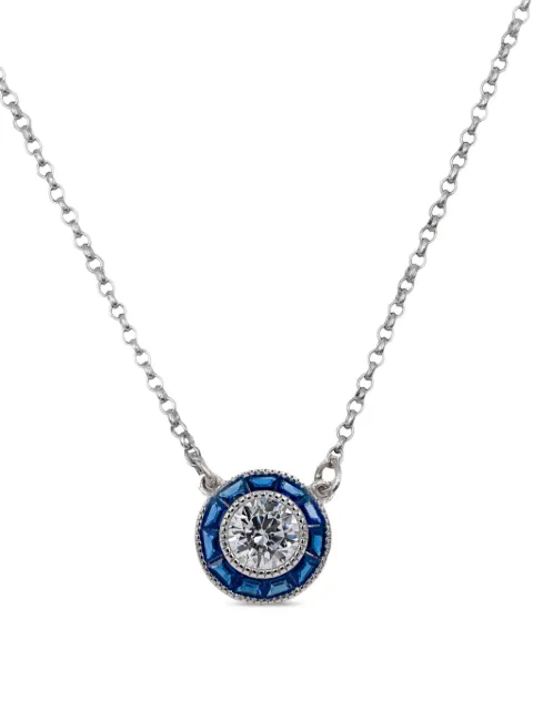 Juwelina Paris Bottega Blue necklace Silver JN1836