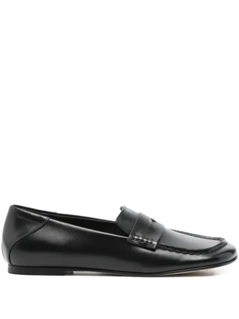 Dear Frances Drew penny leather loafers Black DREL01